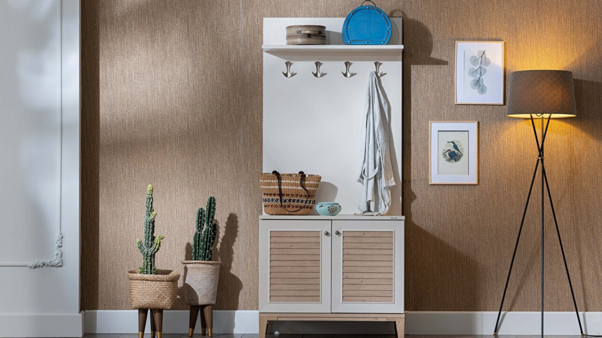 Vilza Garderobe und Schrankeinheit