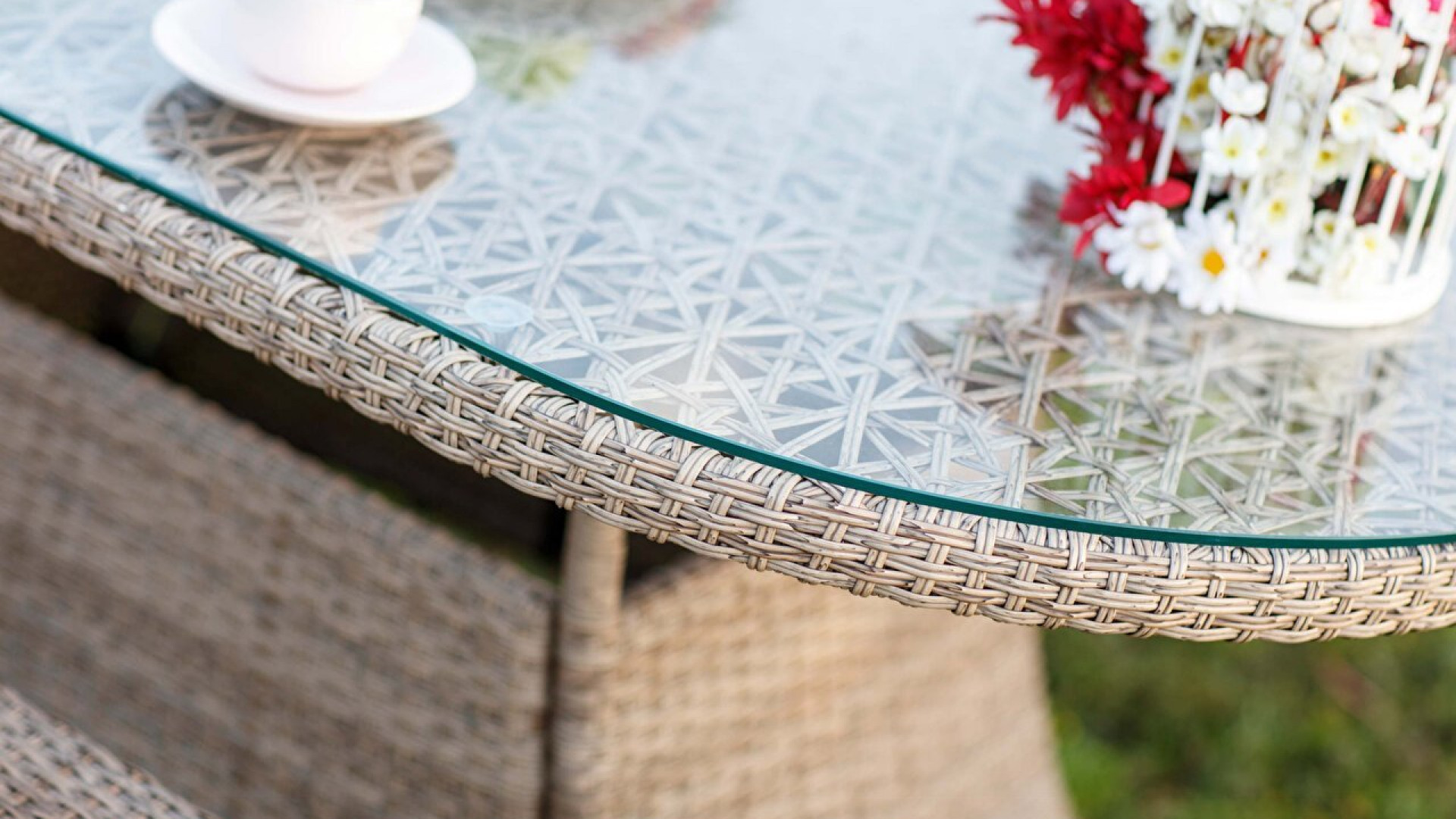 Defne oval Gartentischgruppe