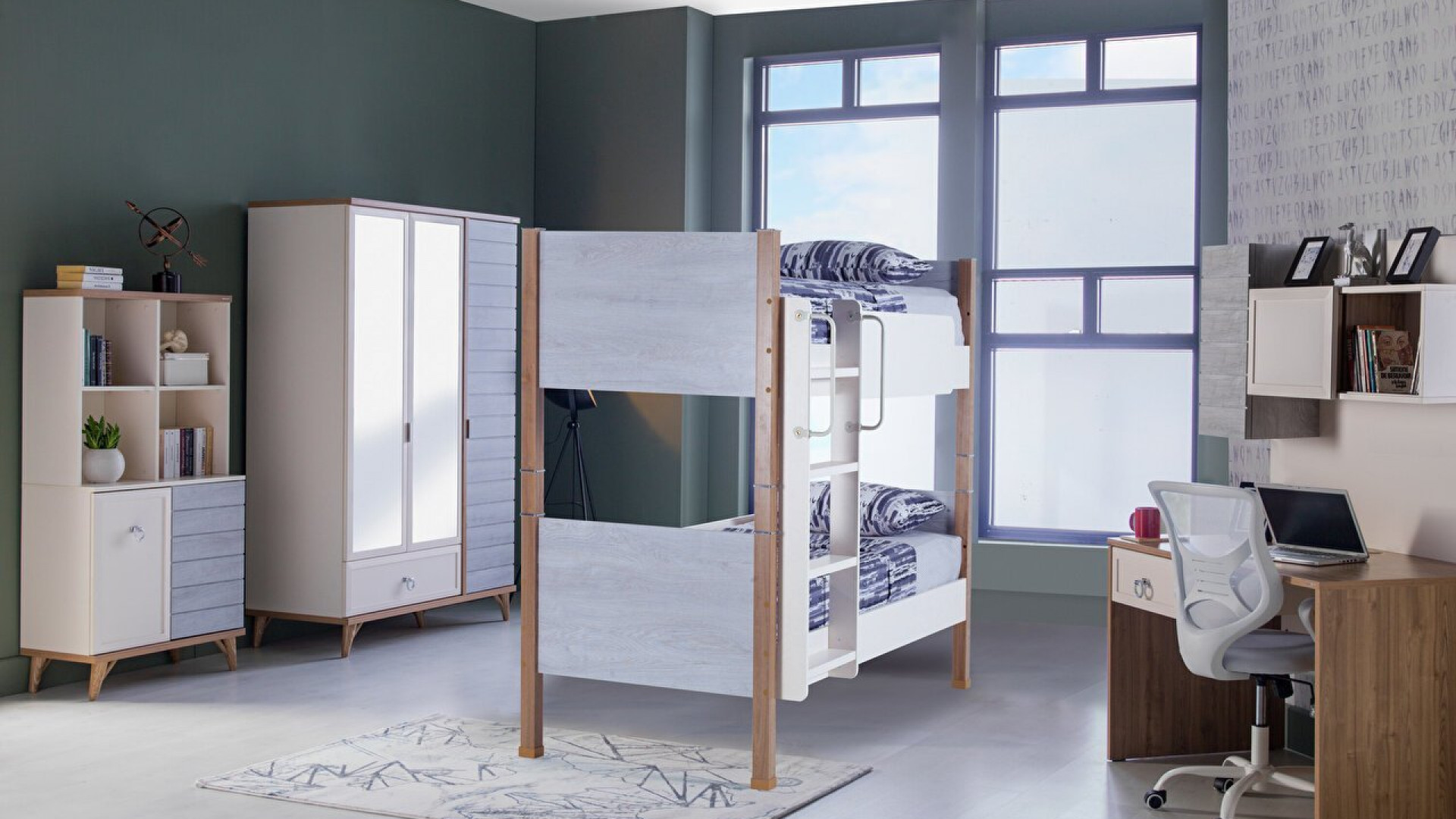 Mavenna Etagenbett 90x200