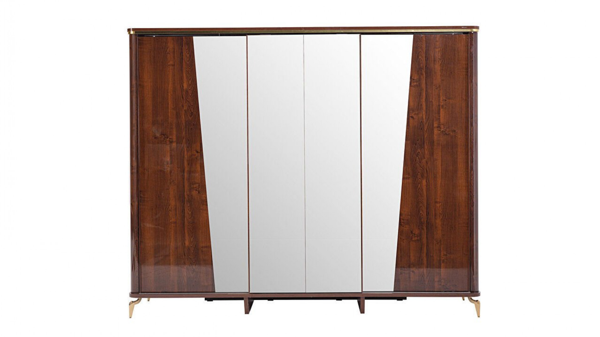 Plaza Schwebetürenschrank - Eiche