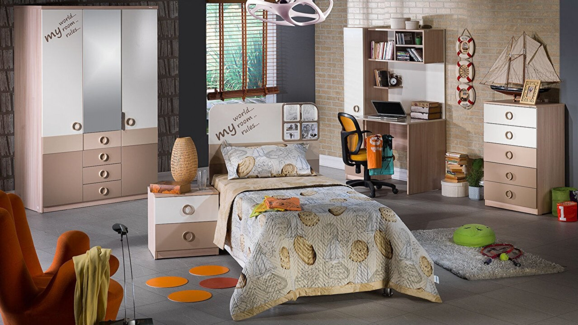 Portivo 3-türiger Kleiderschrank