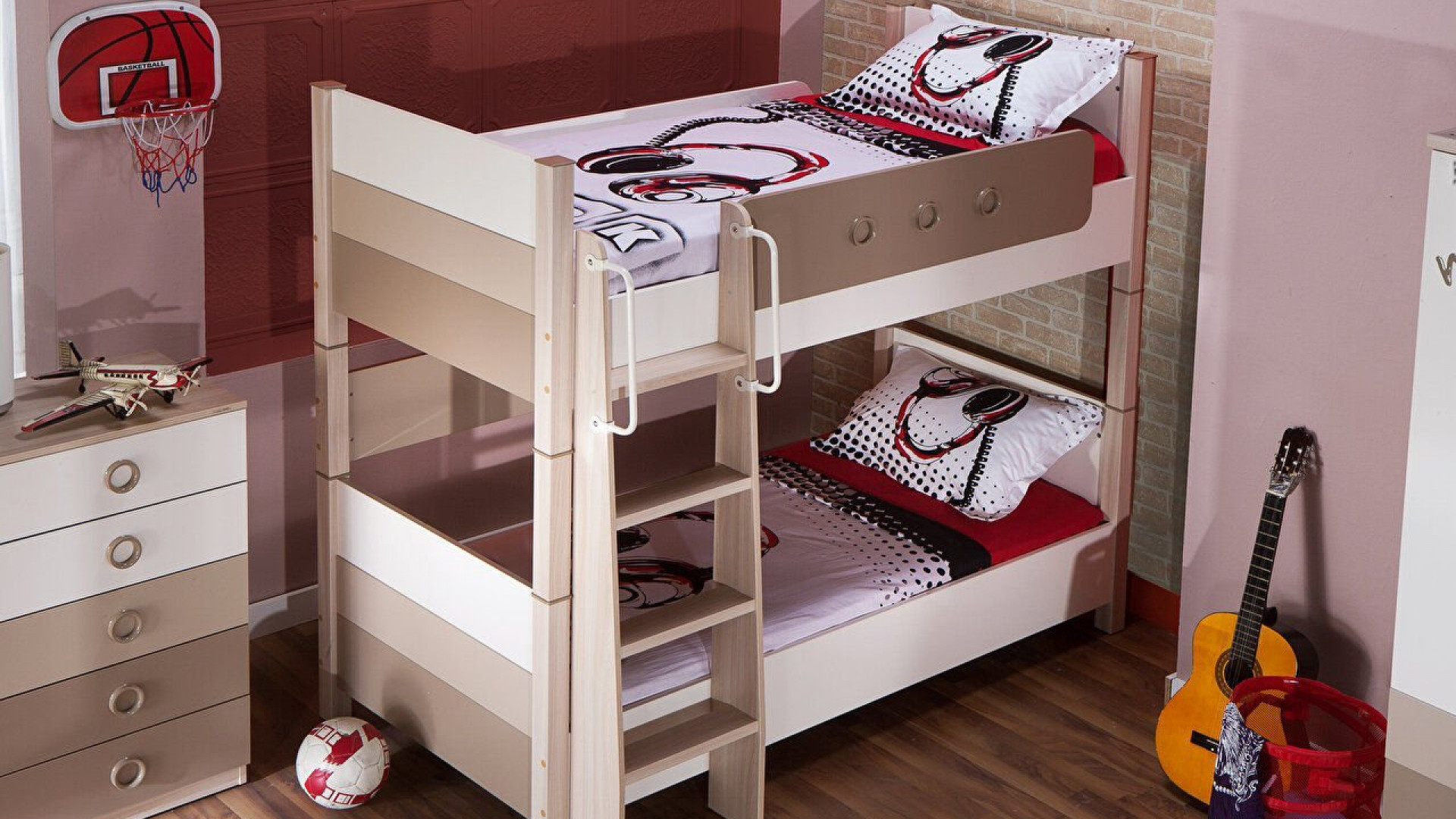 Portivo v2 Etagenbett 90x190