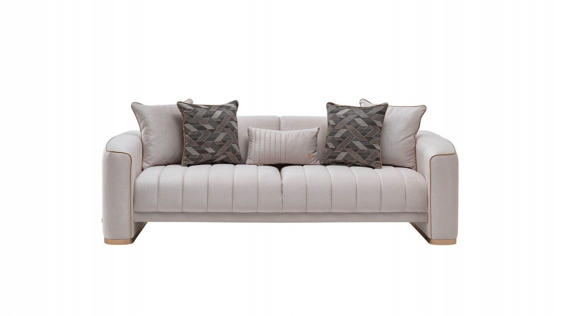 Veronica 3er-Sofa - Beige