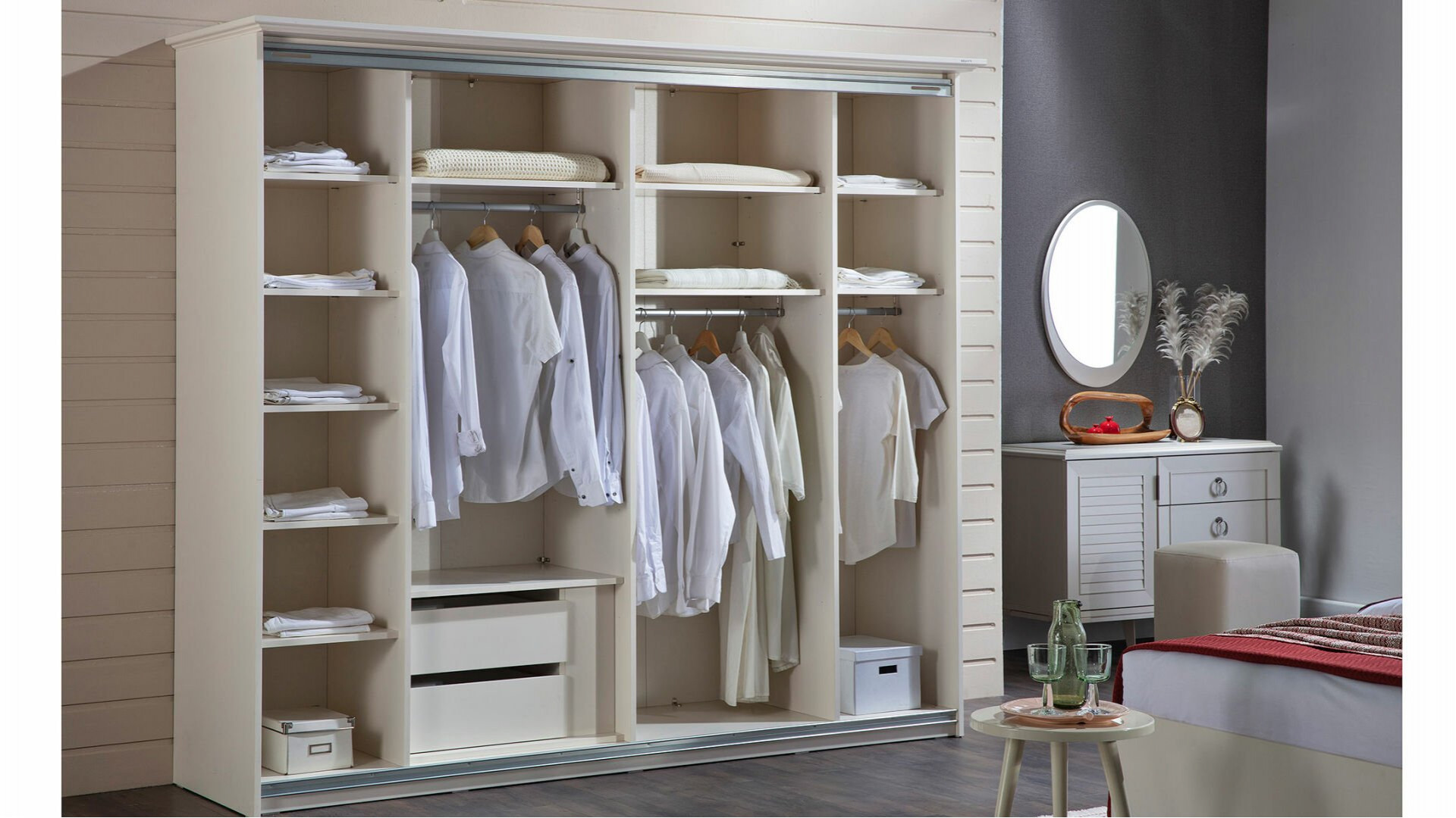 Vilza Schwebetürenschrank