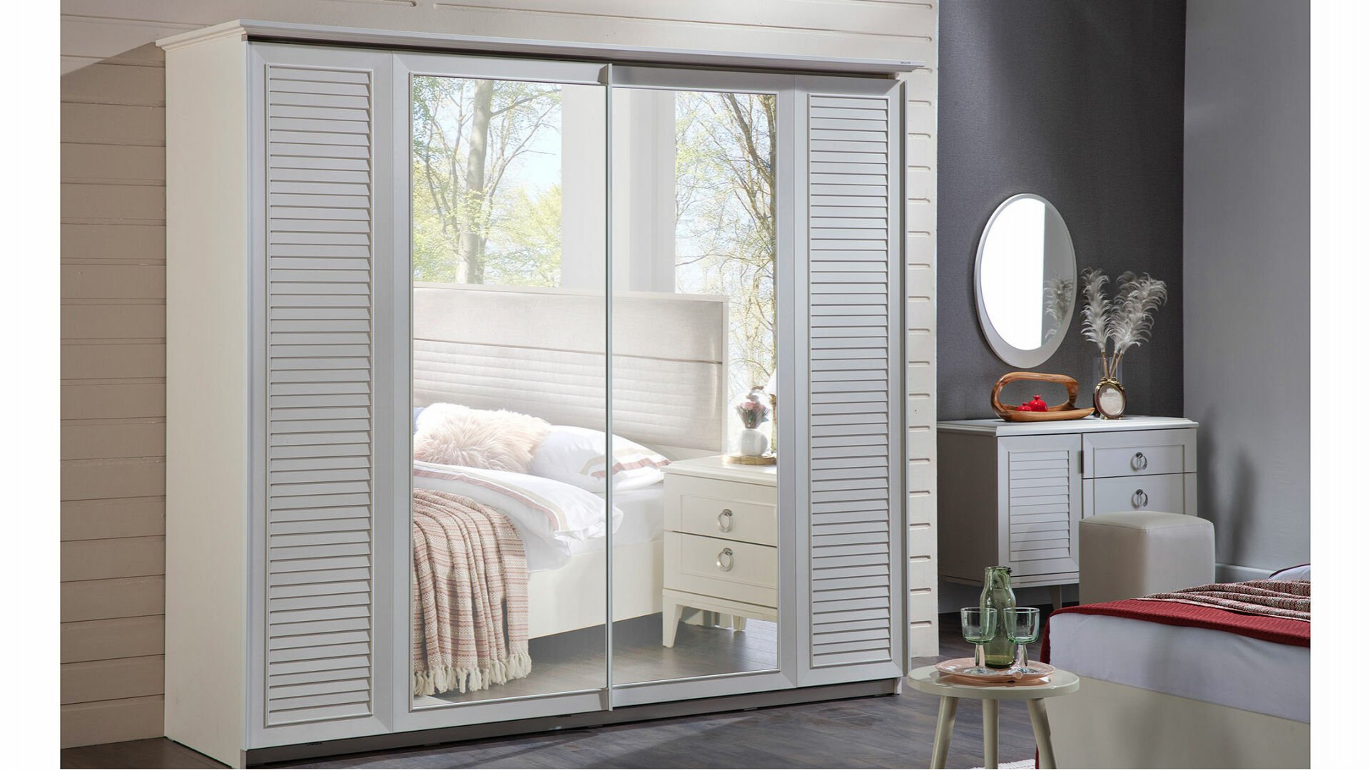 Vilza Schwebetürenschrank