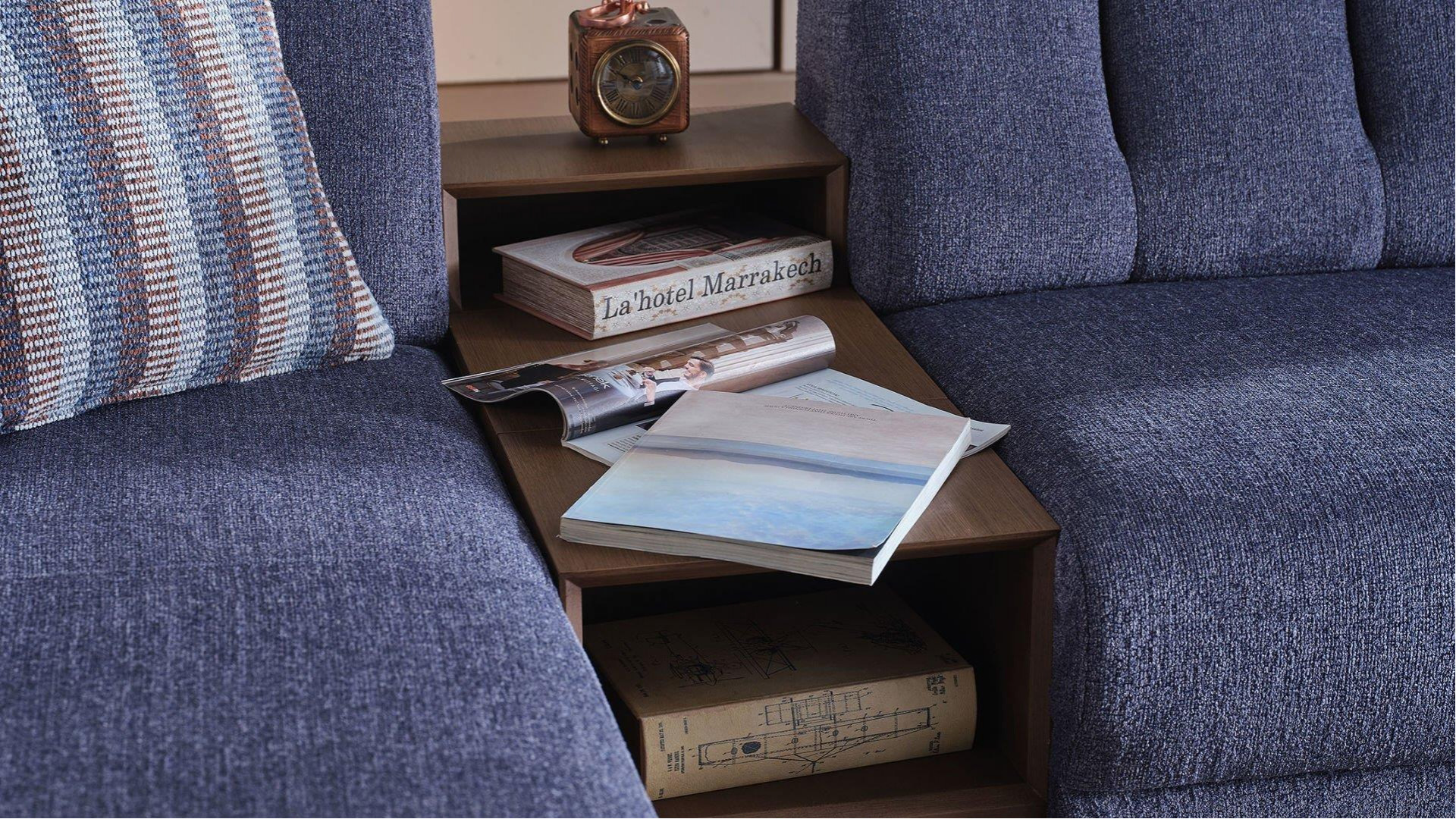 Atlanta Wohnlandschaft Blau