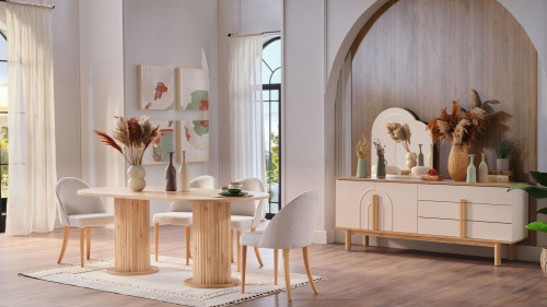 Boheems 2 Esszimmer Set