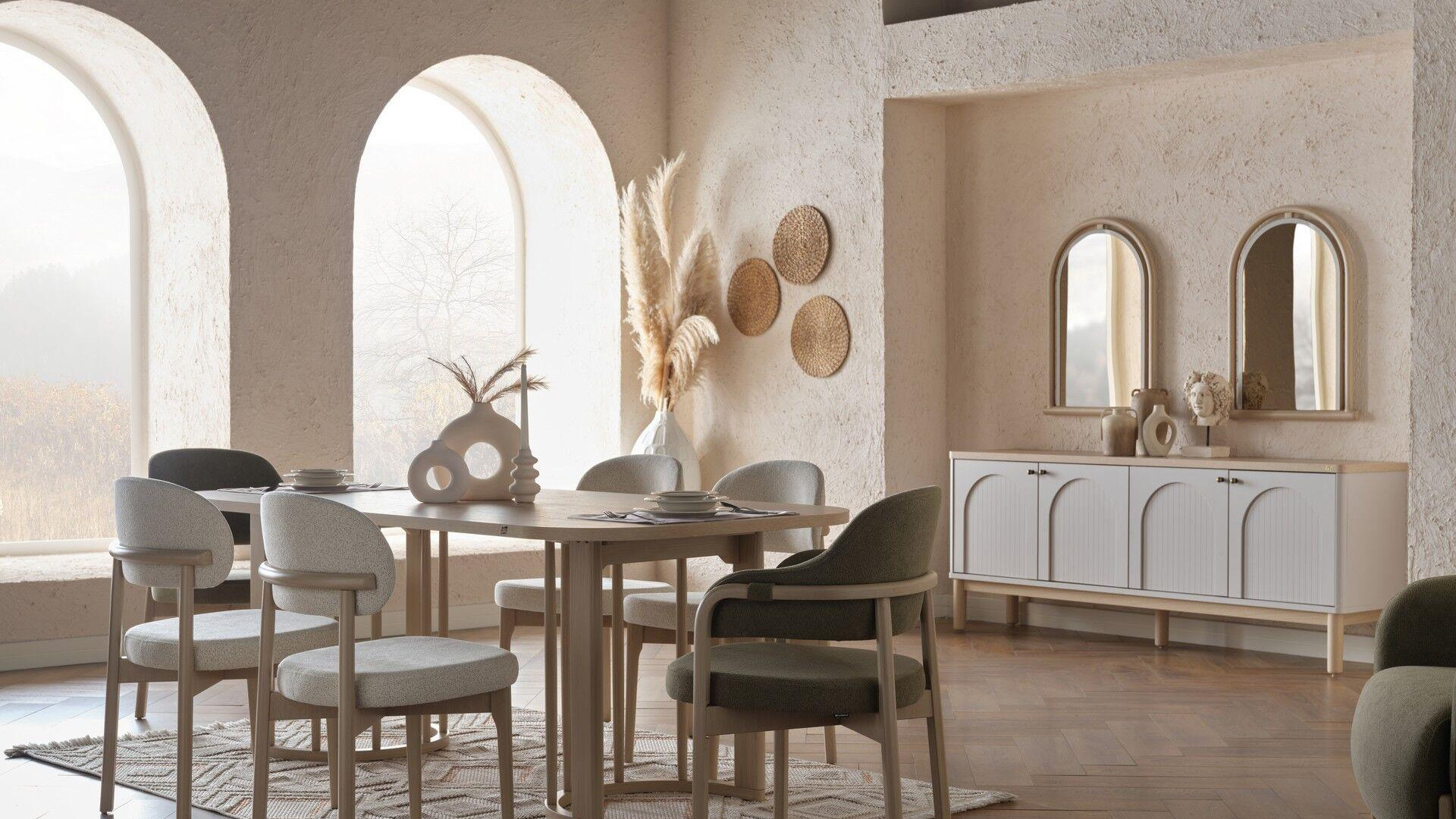 Borneo Bohem Esszimmer Set