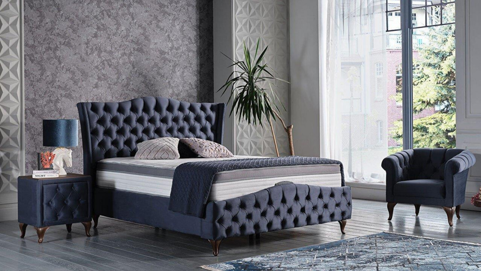 Estonya Bettbox - Blau