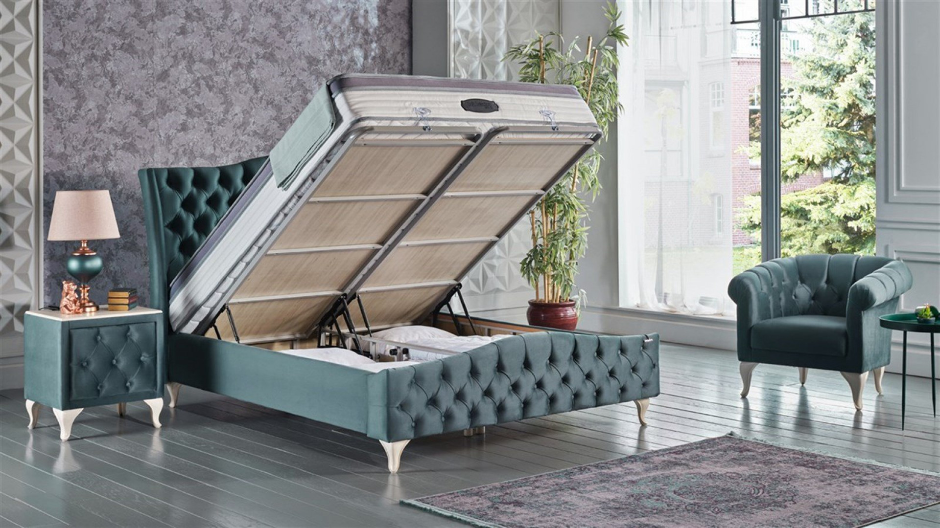 Estonya Bettbox + Kopfteil