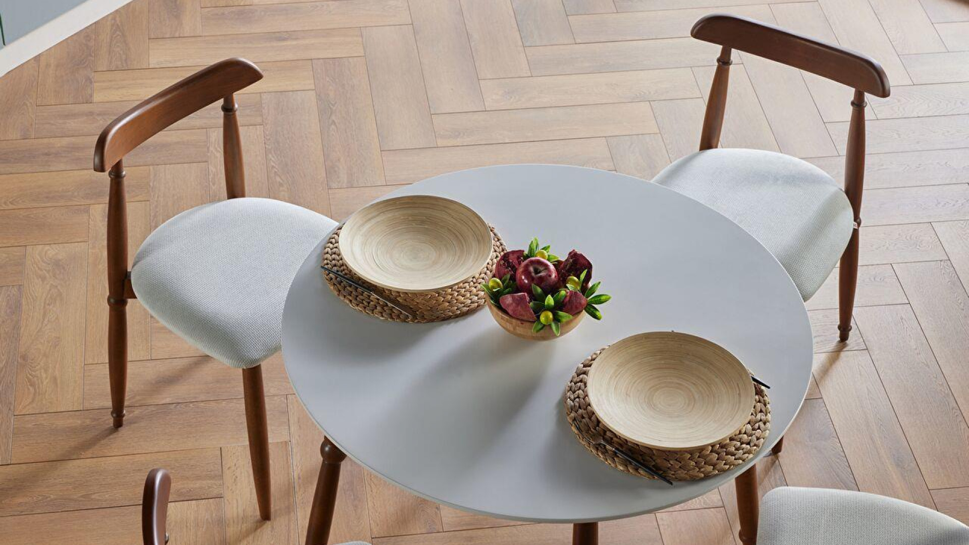 Merlin rund Essgruppe