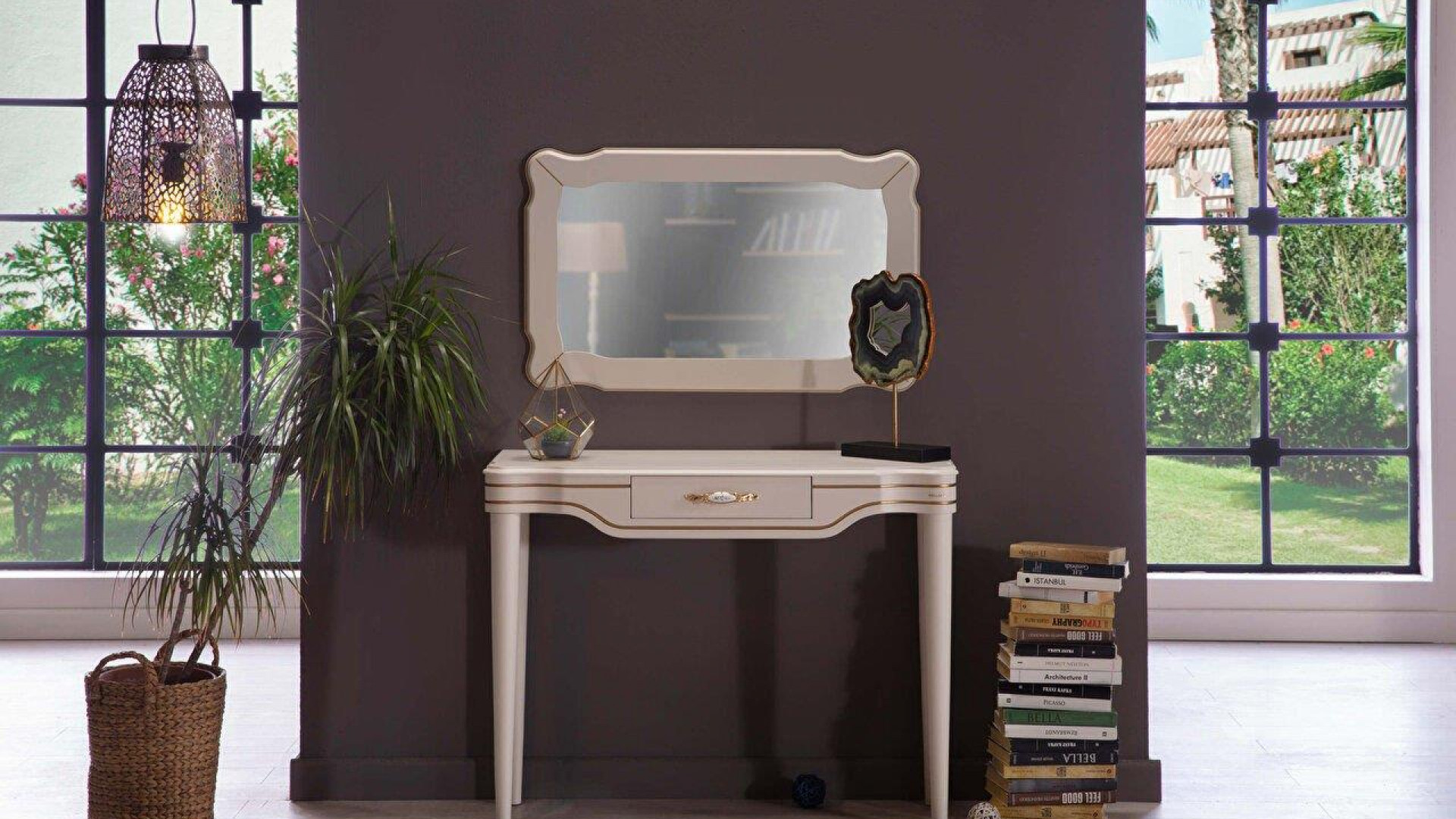 Napoli Schminktisch + Spiegel