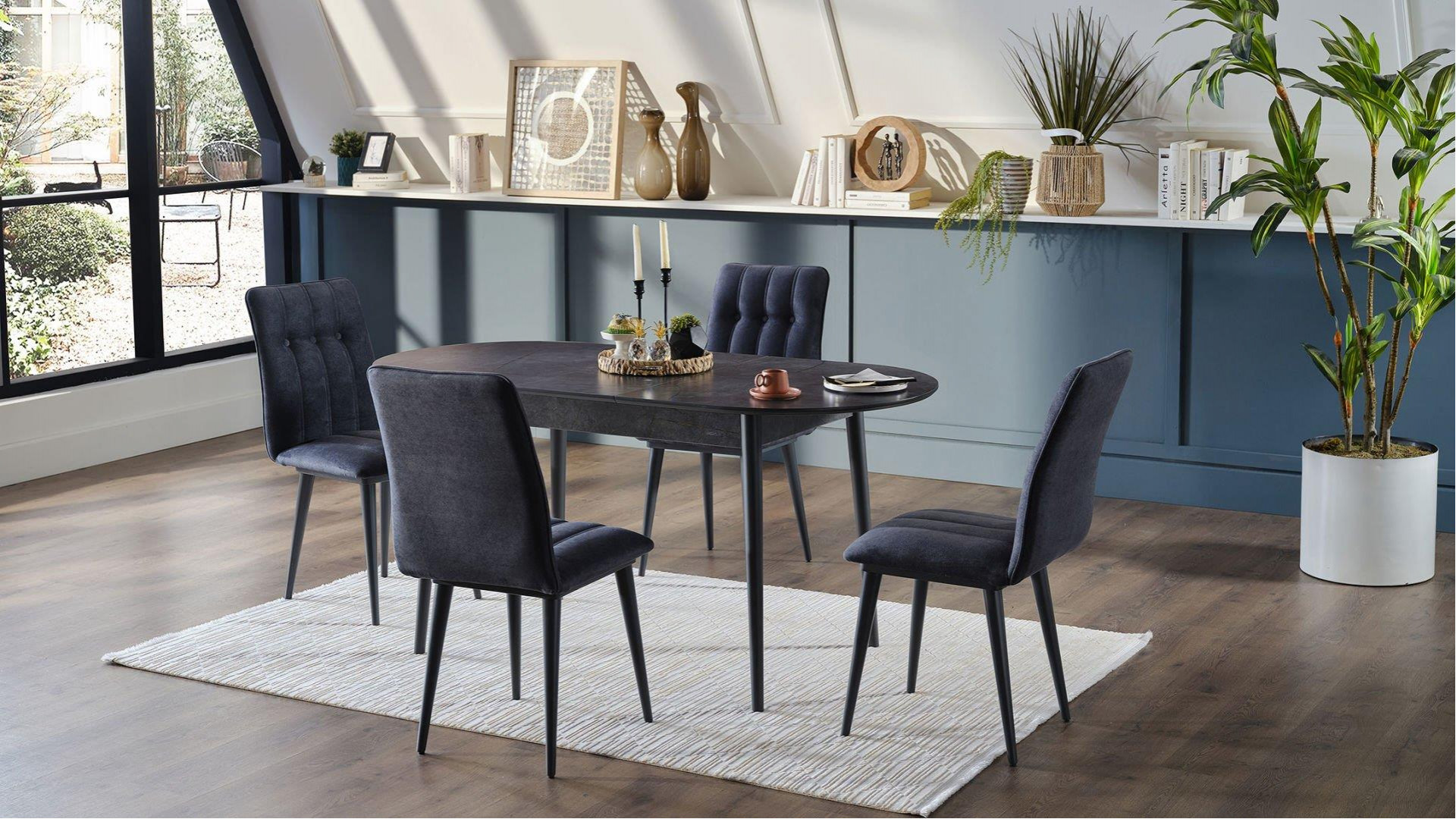 Pruva Essgruppe Anthrazit