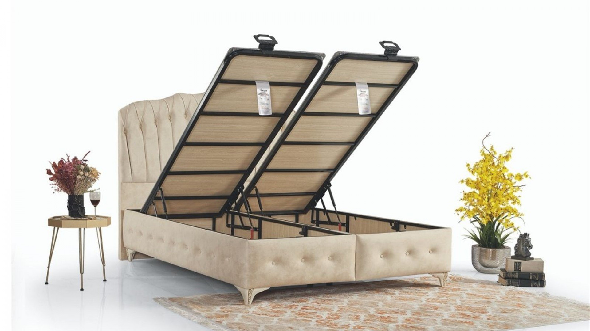 Ottoman Bettbox + Kopfteil