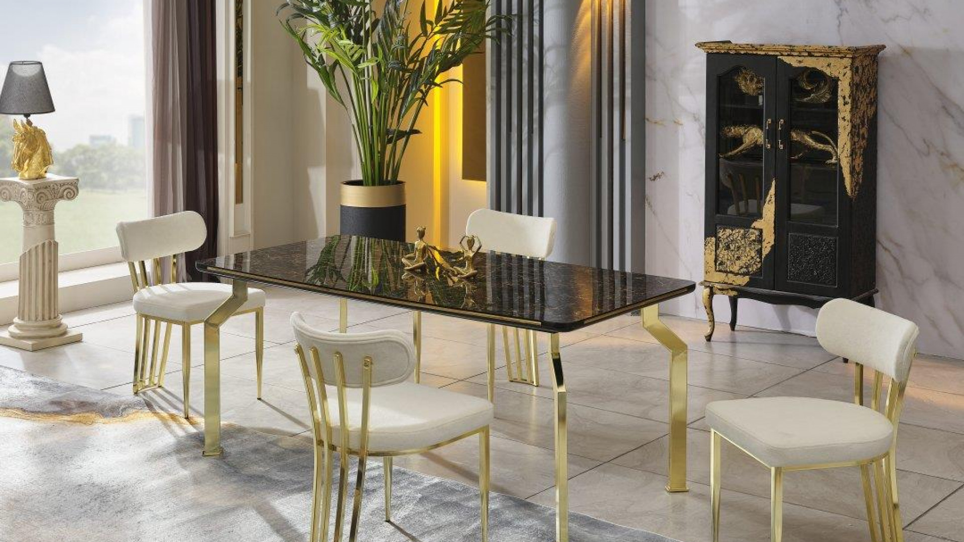 Sahra Elite Esstisch-Set