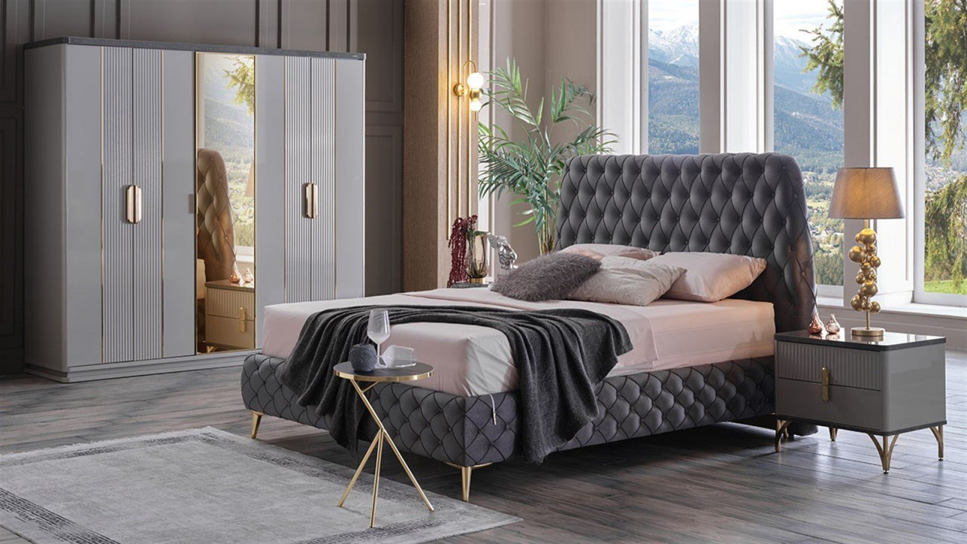 Serra (Stauraum) Schlafzimmer Set